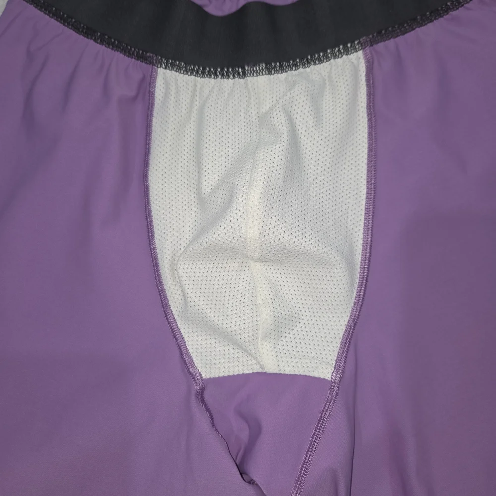 Lululemon‎ Men's Compression Boxer Brief Shorts Purple Size M Gym Training